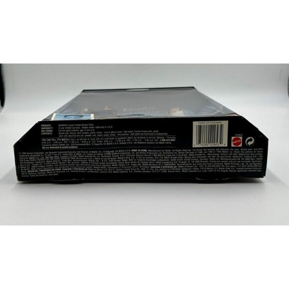 Vintage 1999 Barbie Loves Frankie Sinatra Doll Collectors Ed #22953 Box Not mint - Picture 7 of 9